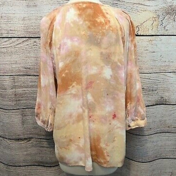 Maurice’s Plus tie dye peasant top size 1X - Picture 7 of 11